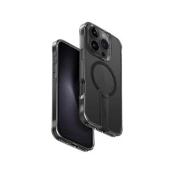 Cover Iphone 16 Pro Charging Eleva With Vertical Stand Uniq - Black